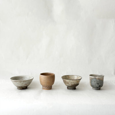 미니어처 다완 4종 세트