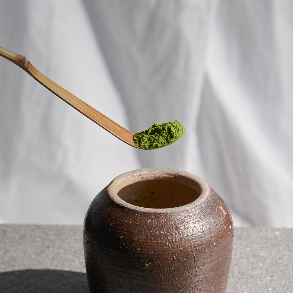 Cherry wood matcha scoop