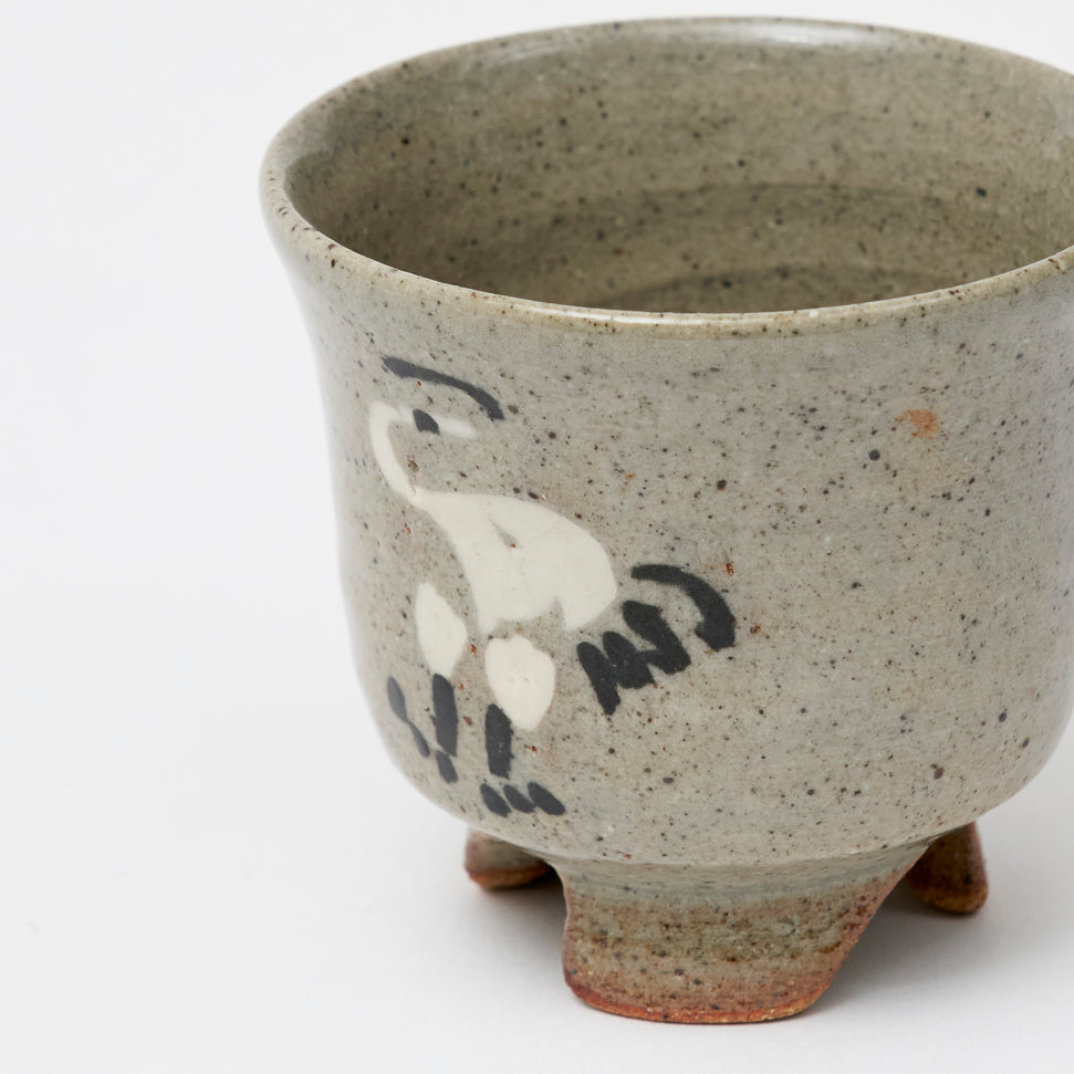 Standing Crane Tea Cup