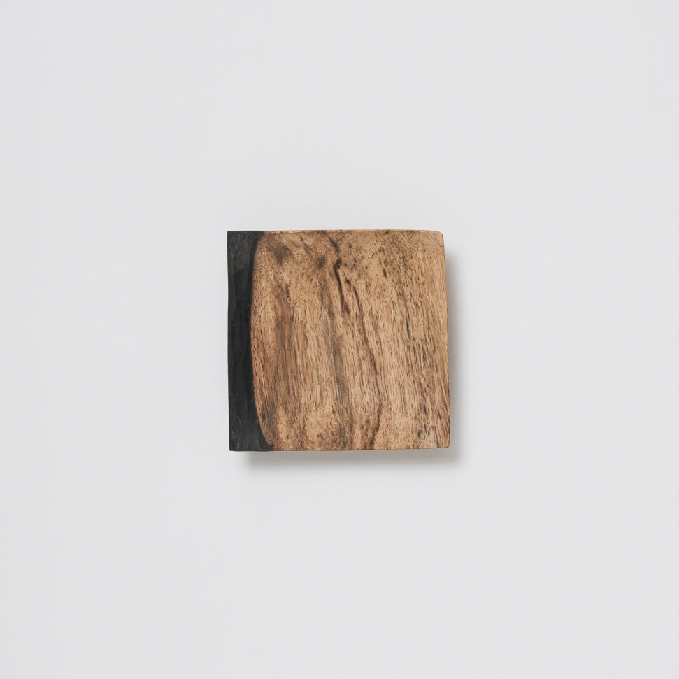 Persimmon wood coster