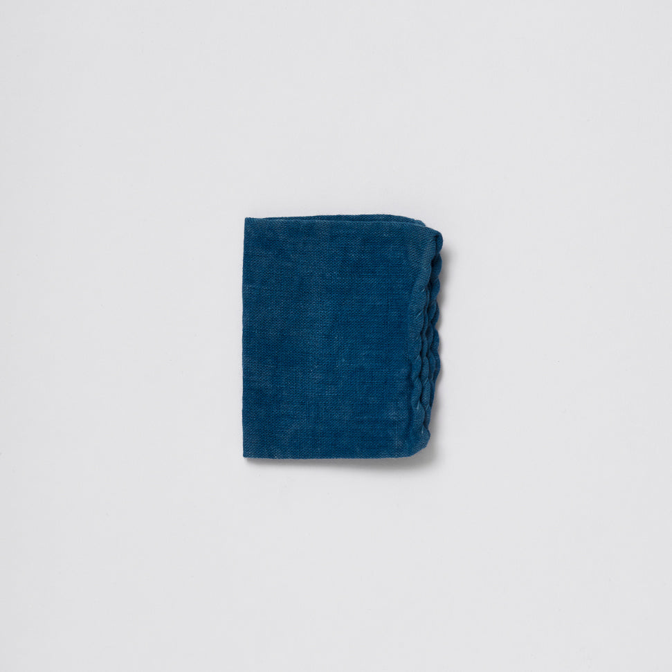 Indigo tea cloth