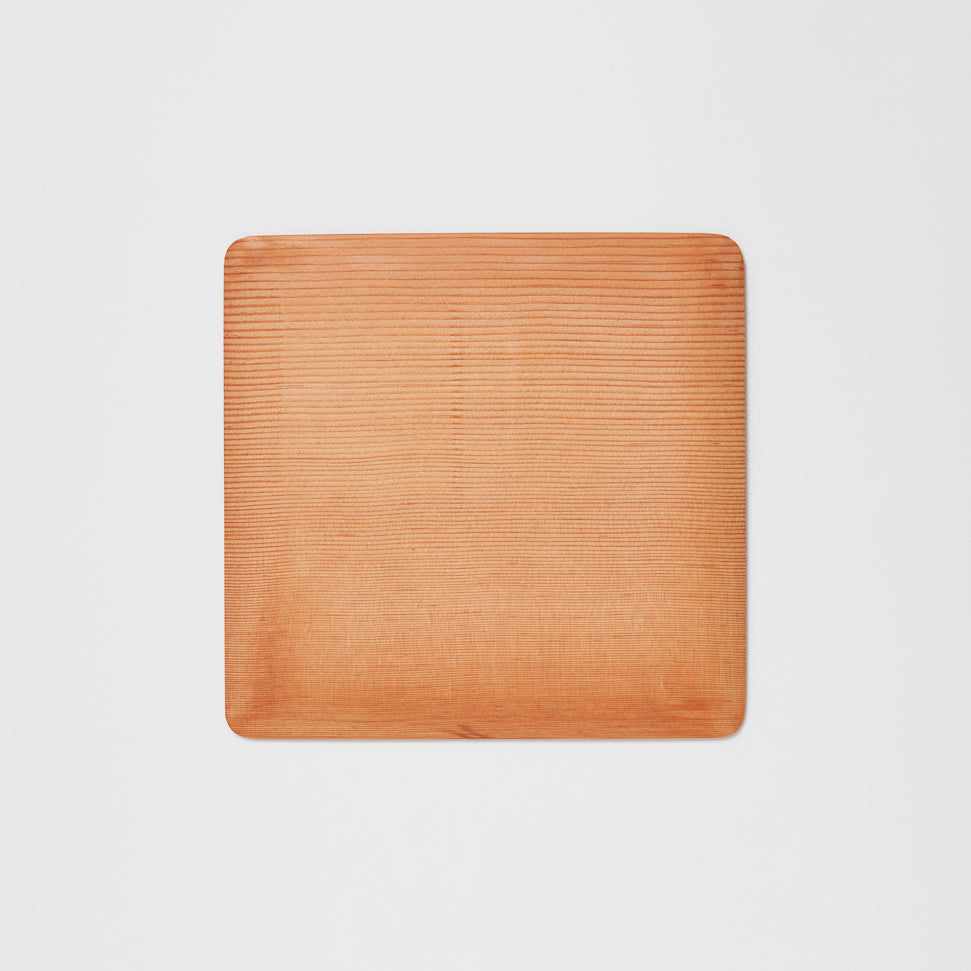 Wooden tray square