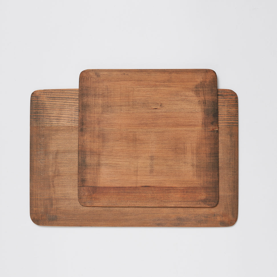 Wooden tray rectangle