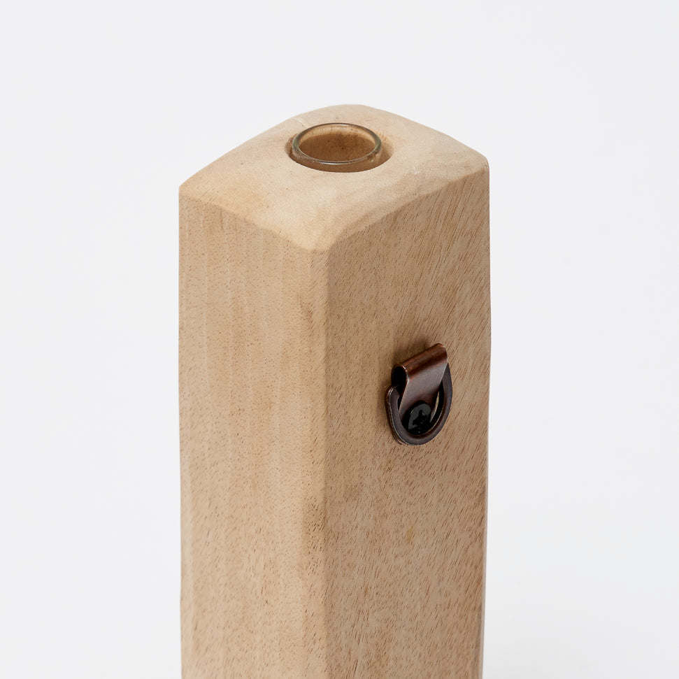 Wall-mounted persimmon tree vase (edge)