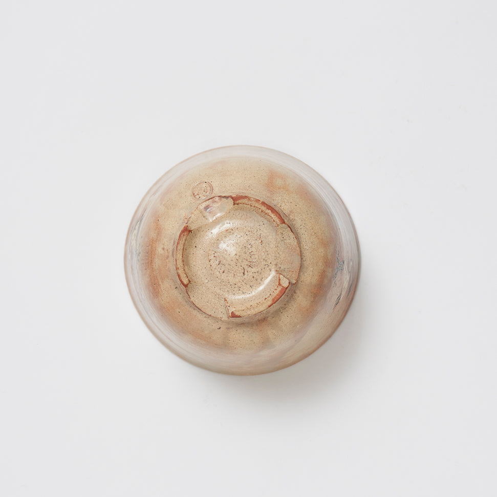 Crane tea bowl